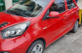 Red Kia Picanto 2015 for sale in Manila