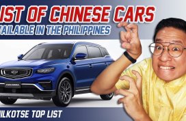 Chinese Cars You Can Buy in the Philippines | Philkotse Top List