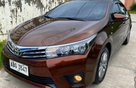 Brown Toyota Corolla Altis 2015 for sale in Tarlac
