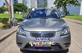 Titanium Silver Kia Rio 2010 at good condition for sale in Cebu City
