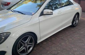 Pearl White Mercedes-Benz A-Class 2015 for sale in Manila