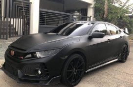 Black Honda Civic 2017 for sale in Quezon City