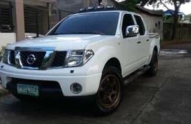 White Nissan Frontier 2010 for sale in Manila
