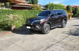 Brown Toyota Fortuner 2018 for sale in Davao City