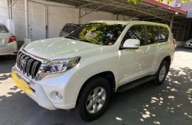 White Toyota Land Cruiser Prado 2014 for sale in Las Piñas