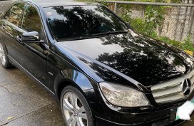 Black Mercedes-Benz C-Class 2009 for sale in Quezon