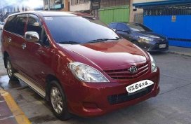 Red Toyota Innova 2010 for sale in Dagupan