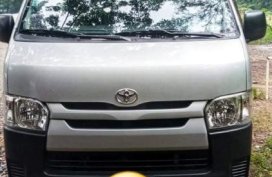 Silver Toyota Hiace 2014 for sale in Iloilo