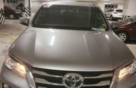 Selling Silver Toyota Fortuner 2017 in Quezon City