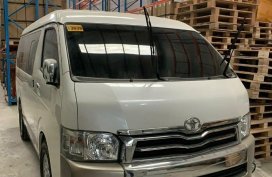 Beige Toyota Hiace Super Grandia 2016 for sale in Quezon City
