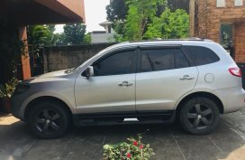 Silver Hyundai Santa Fe 2009 for sale in Marikina