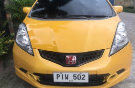 Yellow Honda Fit 2010 for sale in Angeles