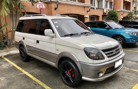 White Mitsubishi Adventure 2014 for sale in Quezon