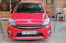 Red Toyota Wigo 2015 for sale in San Mateo