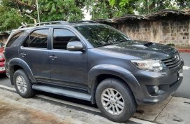Grey Toyota Fortuner 2014 for sale in Pasig
