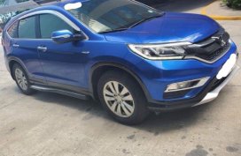 Blue Honda CR-V 2016 for sale in Manila