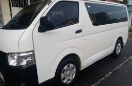 Selling White Toyota Hiace 2016 in Surigao