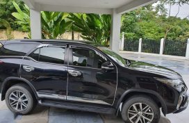 Black Toyota Fortuner 2017 for sale in Cebu
