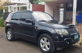 Black Suzuki Grand Vitara 2008 for sale in Mandaue