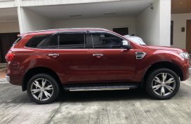 Sell Red 2017 Ford Everest SUV / MPV at 24200 in Manila