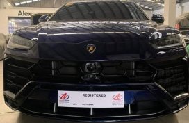 Blue Lamborghini Urus 2021 for sale in Quezon City