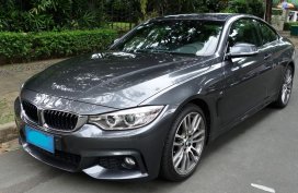 Selling used 2014 BMW 4 Series in Grayblack in excellent condition