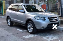 Silver Hyundai Santa Fe 2007 for sale in Manila