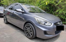Selling pre-owned 2017 Hyundai Accent  1.4 GL 6MT in Grey
