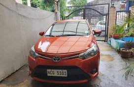 Selling Orange 2016 Toyota Vios  1.3 E MT