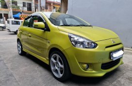 Green Mitsubishi Mirage 2016 for sale in San Pedro