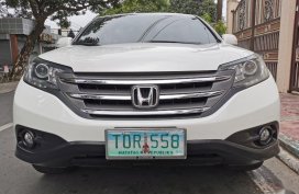 White Honda CR-V 2012 for sale in Manila
