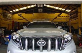 Brightsilver Toyota Prado 2016 for sale in Cebu