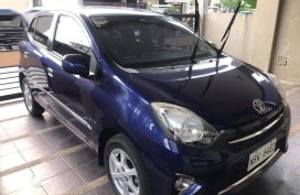 Blue Toyota Wigo 2016 for sale in Samal