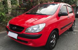 Red Hyundai Getz 2011 for sale in Caloocan