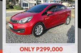 Red Kia Rio 2013 for sale in Mandaue