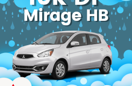 Drive home this Brand new Mitsubishi Mirage  GLX 1.2 MT