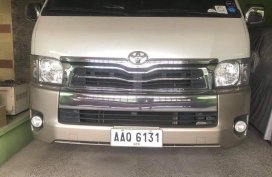 White Toyota Hiace Super Grandia 2014 for sale in Santa Rosa