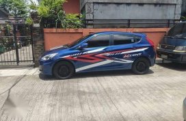 Blue Hyundai Accent 2017 for sale in Antipolo