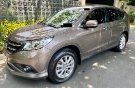 Brown Honda CR-V 2013 for sale in Makati