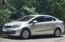 Silver Kia Rio 2012 for sale in Quezon City