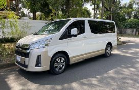 White Toyota Hiace Super Grandia 2019 for sale in Quezon