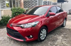 Red Toyota Vios 2016 for sale in Valenzuela