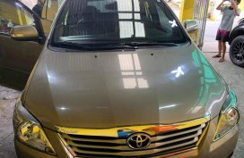 Beige Toyota Innova 2013 for sale in Manual