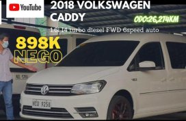 White Volkswagen Caddy 2018 for sale in Pasay