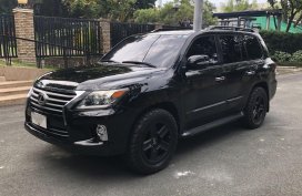 Black Lexus LX 570 2014 for sale in Makati