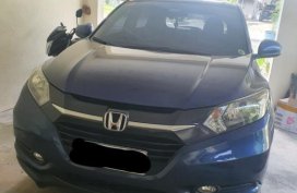 Blue Honda HR-V 2018 for sale in Mabalacat