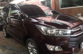 Selling Red Toyota Innova 2017 in San Pablo