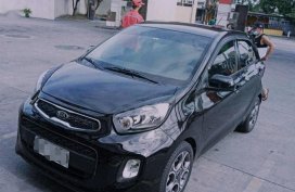 Selling Black Kia Picanto 2017 in Cabuyao