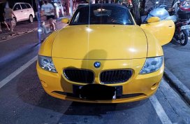 Yellow BMW Z4 2004 for sale in Taguig