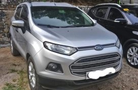 Silver Ford Ecosport 2015 for sale in Automatic